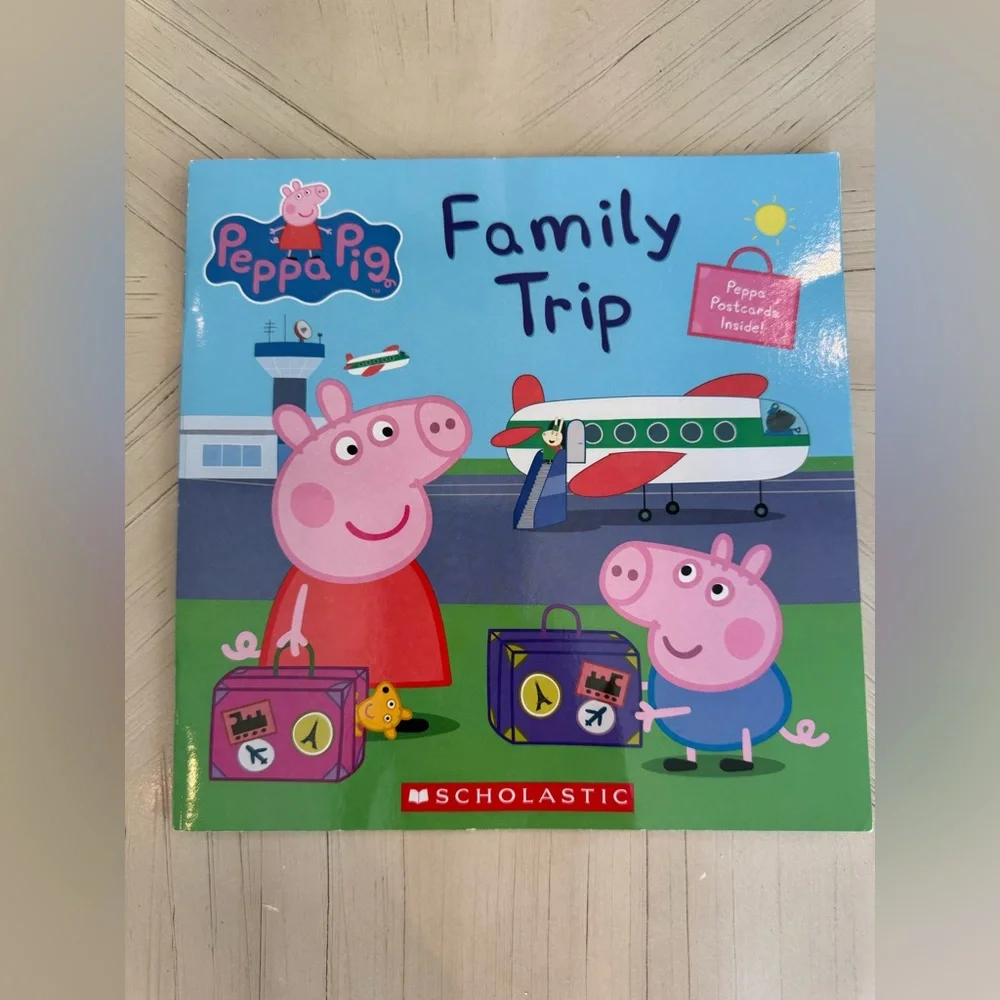 Peppa Pig Book Bundle 2 Scholastic On the Road Family Trip